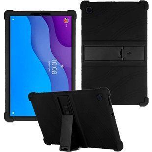 Противоударный чехол для Lenovo Tab M10 HD (2nd Gen) X306 Silicone armor Черный смотреть фото | belker.com.ua