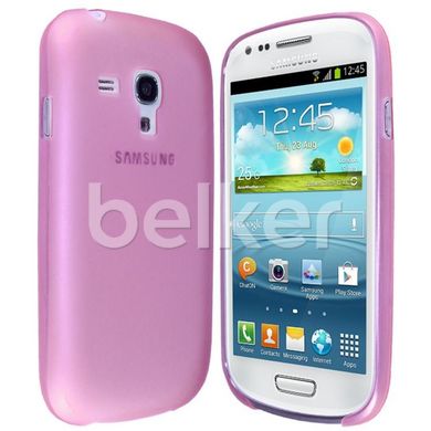 Силиконовый чехол для Samsung Galaxy S3 Mini i8190 Belker Розовый смотреть фото | belker.com.ua