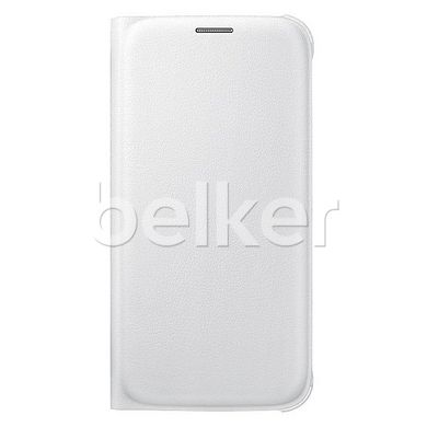 Чехол книжка для Samsung Galaxy S6 G920 Flip Wallet Cover Копия Белый смотреть фото | belker.com.ua