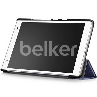 Чехол для Lenovo Tab 4 8 Plus TB-8704 Moko кожаный Темно-синий смотреть фото | belker.com.ua