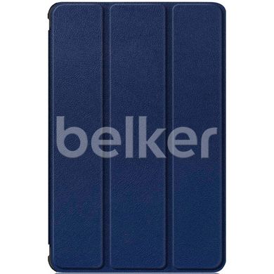 Чехол для Samsung Galaxy Tab S7 FE T733 Moko кожаный Синий