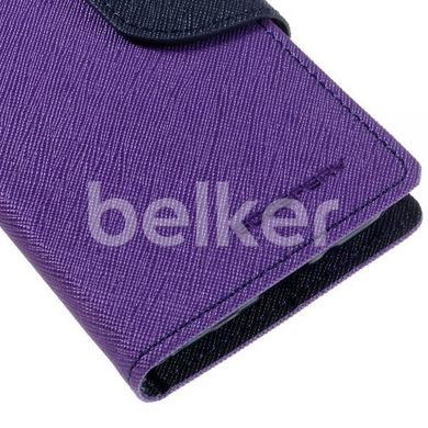 Чехол книжка для Samsung Galaxy J1 Duos J110 Goospery Фиолетовый смотреть фото | belker.com.ua