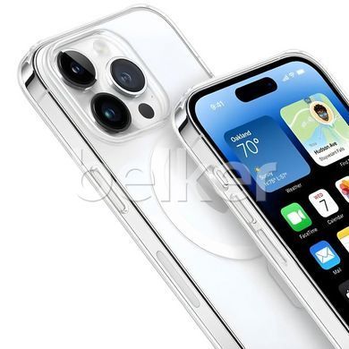 Чехол на iPhone 15 Pro Max Clear MagSafe Прозрачный Прозрачный смотреть фото | belker.com.ua