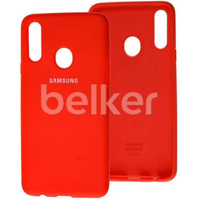 Оригинальный чехол для Samsung Galaxy A20s (A207) Soft Case Красный смотреть фото | belker.com.ua