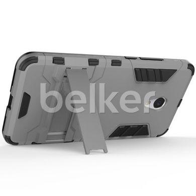 Противоударный чехол для Meizu M3 Note Honor Hard Defence Тёмно-серый смотреть фото | belker.com.ua