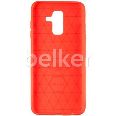 Противоударный чехол для Samsung Galaxy A6+ 2018 (A605) iPaky Carbon Thin Красный смотреть фото | belker.com.ua