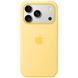 Чехол для iPhone 17 Pro Max Silicone Case (replica) Желтый