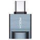 Переходник OTG USB-C Rock USB AF to Type-C 3.0 Adapter CA03 Серый в магазине belker.com.ua