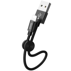 Кабель Lightning USB для iPhone Hoco X35 Premium (25 сантиметров) Черный