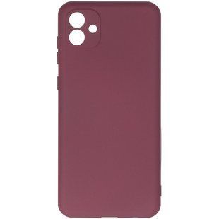 Противоударный чехол для Samsung Galaxy A04e (A042) Full soft case Бордовый смотреть фото | belker.com.ua