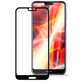 Защитное стекло Nokia 7.1 Tempered Glass 3D Full Glue Черный смотреть фото | belker.com.ua