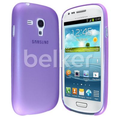 Силиконовый чехол для Samsung Galaxy S3 Mini i8190 Belker Фиолетовый смотреть фото | belker.com.ua