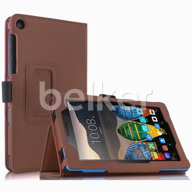 Чехол для Lenovo Tab 3 7.0 710 TTX кожаный Коричневый смотреть фото | belker.com.ua