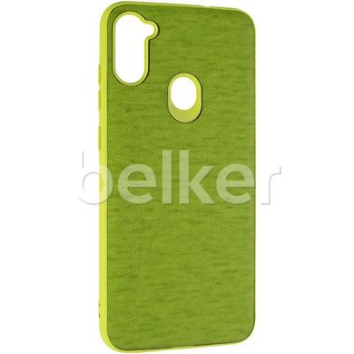 Чехол для Samsung Galaxy A11 A115 Gelius Canvas case Зелёный смотреть фото | belker.com.ua