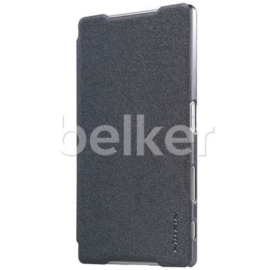 Чехол книжка для Sony Xperia Z5 Nillkin Spark Черный смотреть фото | belker.com.ua