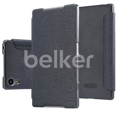 Чехол книжка для Sony Xperia Z5 Nillkin Spark Черный смотреть фото | belker.com.ua