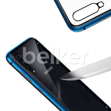 Магнитный чехол для Samsung Galaxy A20 2019 A205 Case Magnetic Frame Синий смотреть фото | belker.com.ua