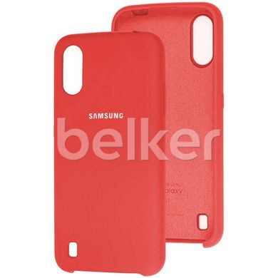 Оригинальный чехол для Samsung Galaxy A01 (A015) Soft Case Красный смотреть фото | belker.com.ua
