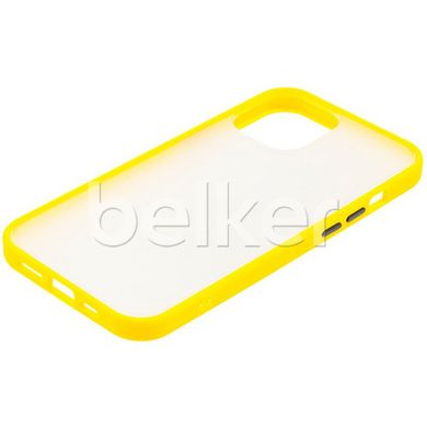 Противоударный чехол для iPhone 12 LikGus Жёлтый смотреть фото | belker.com.ua