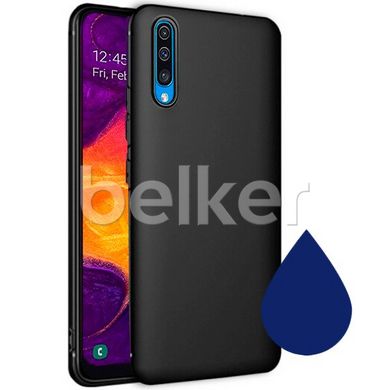 Силиконовый чехол для Samsung Galaxy A20 2019 (A205) Honor Umatt TPU Темно-синий смотреть фото | belker.com.ua