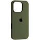 Чехол для iPhone 16 Pro Silicone Case (replica) Хаки