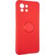 Чехол для Xiaomi Mi 11 Lite Wave color Ring case Красный в магазине belker.com.ua