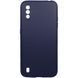 Чехол на Samsung Galaxy A01 (A015) Full soft case Синий смотреть фото | belker.com.ua