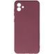 Противоударный чехол для Samsung Galaxy A04e (A042) Full soft case Бордовый смотреть фото | belker.com.ua