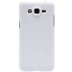Пластиковый чехол для Samsung Galaxy Grand Prime G530 Nillkin Frosted Shield Белый смотреть фото | belker.com.ua
