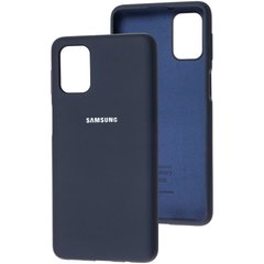 Оригинальный чехол для Samsung Galaxy M31s (M317) Soft case Темно синий