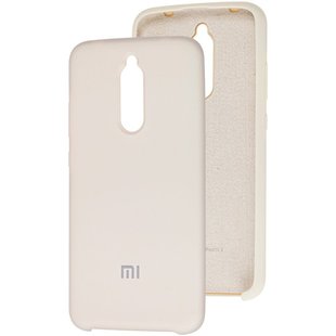 Оригинальный чехол для Xiaomi Redmi 8 Silicone Case Бежевый смотреть фото | belker.com.ua