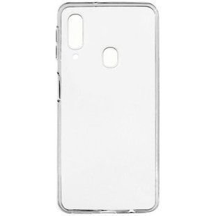 Силиконовый чехол для Samsung Galaxy A20 A205 ультратонкий прозрачный Прозрачный смотреть фото | belker.com.ua