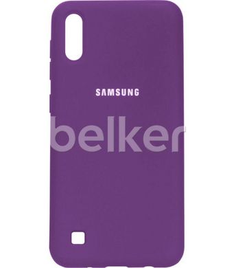 Защитный чехол для Samsung Galaxy A10 2019 (A105) Original Soft Case Фиолетовый смотреть фото | belker.com.ua
