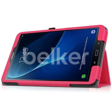 Чехол для Samsung Galaxy Tab A 10.1 T580, T585 TTX Кожаный Малиновый смотреть фото | belker.com.ua