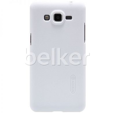Пластиковый чехол для Samsung Galaxy Grand Prime G530 Nillkin Frosted Shield Белый смотреть фото | belker.com.ua