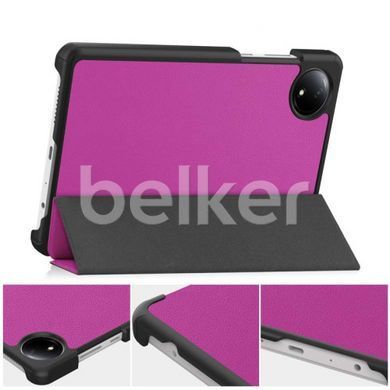 Чехол для Xiaomi Redmi Pad SE 8.7 Moko кожаный Фиолетовый