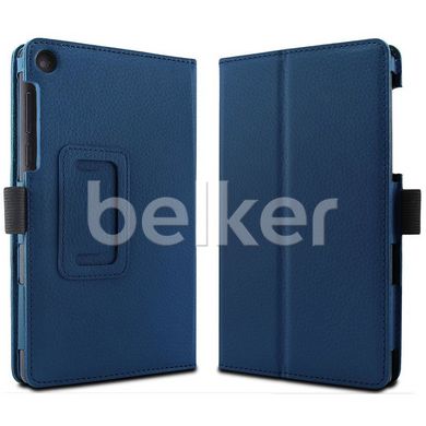 Чехол для Lenovo Tab 3 7.0 710 TTX кожаный Темно-синий смотреть фото | belker.com.ua