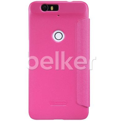 Чехол книжка для Huawei Nexus 6P Nillkin Spark Розовый смотреть фото | belker.com.ua
