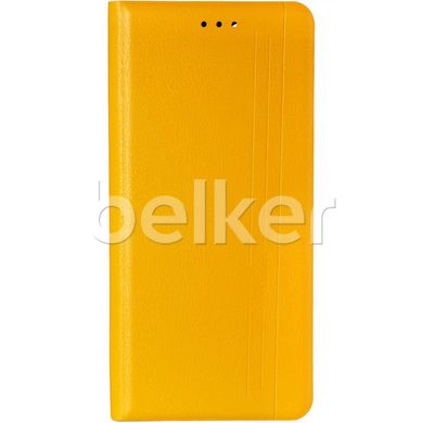Чехол книжка для Samsung Galaxy A12 (A125) Book Cover Leather Gelius New Жёлтый смотреть фото | belker.com.ua