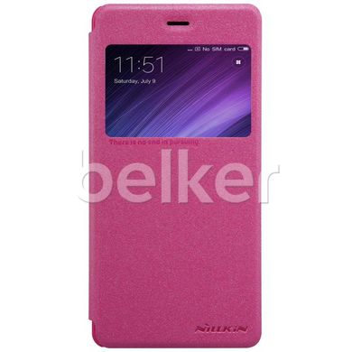 Чехол книжка для Xiaomi Redmi 4 Nillkin Spark Розовый смотреть фото | belker.com.ua
