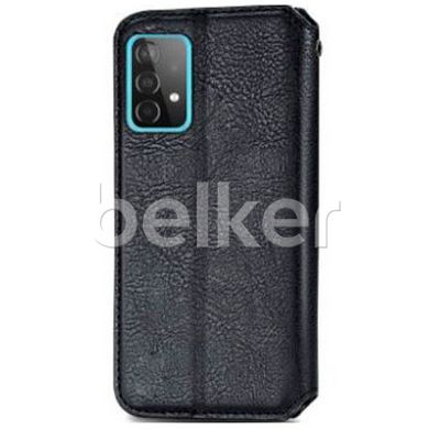 Чехол книжка для Samsung Galaxy A73 (A736) Getman case Cubic Черный