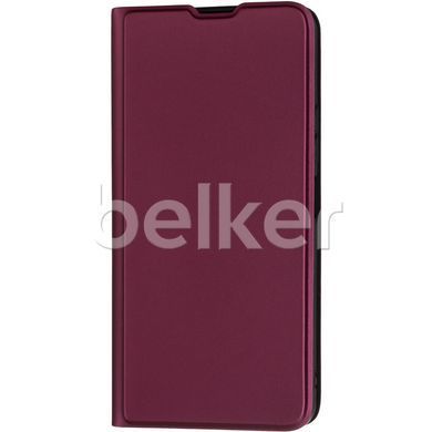Чехол книжка на Poco X6 Book Cover Gelius Shell Case Марсала