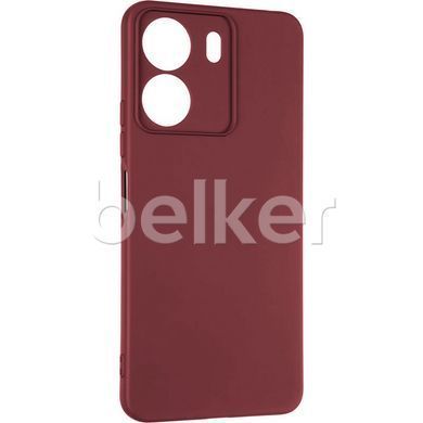 Чехол на Poco C71 Full soft case Бордовый