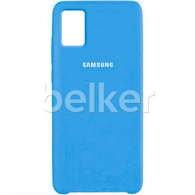 Оригинальный чехол для Samsung Galaxy A71 (A715) Soft Case Голубой смотреть фото | belker.com.ua