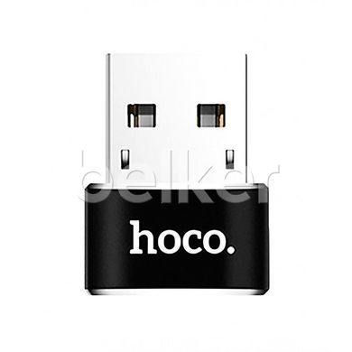 Переходник адаптер Hoco UA6 USB - USB Type C Черный