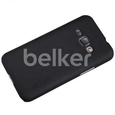 Пластиковый чехол для Samsung Galaxy J1 2016 J120 Nillkin Frosted Shield Черный смотреть фото | belker.com.ua