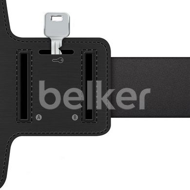 Спортивный чехол на руку для смартфонов 5 дюймов Belkin ArmBand Черный