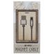 Кабель Lightning USB для iPhone iPad RC-095i Gravity магнитный Золотой в магазине belker.com.ua