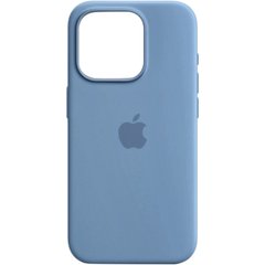 Чехол Apple Silicone Case MagSafe для iPhone 15 Pro Голубой