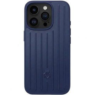 Чехол iPhone 16 Pro RIMOWA Aluminium Case Синий